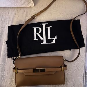 Polo Ralph Lauren ID Leather CrossBody Clutch